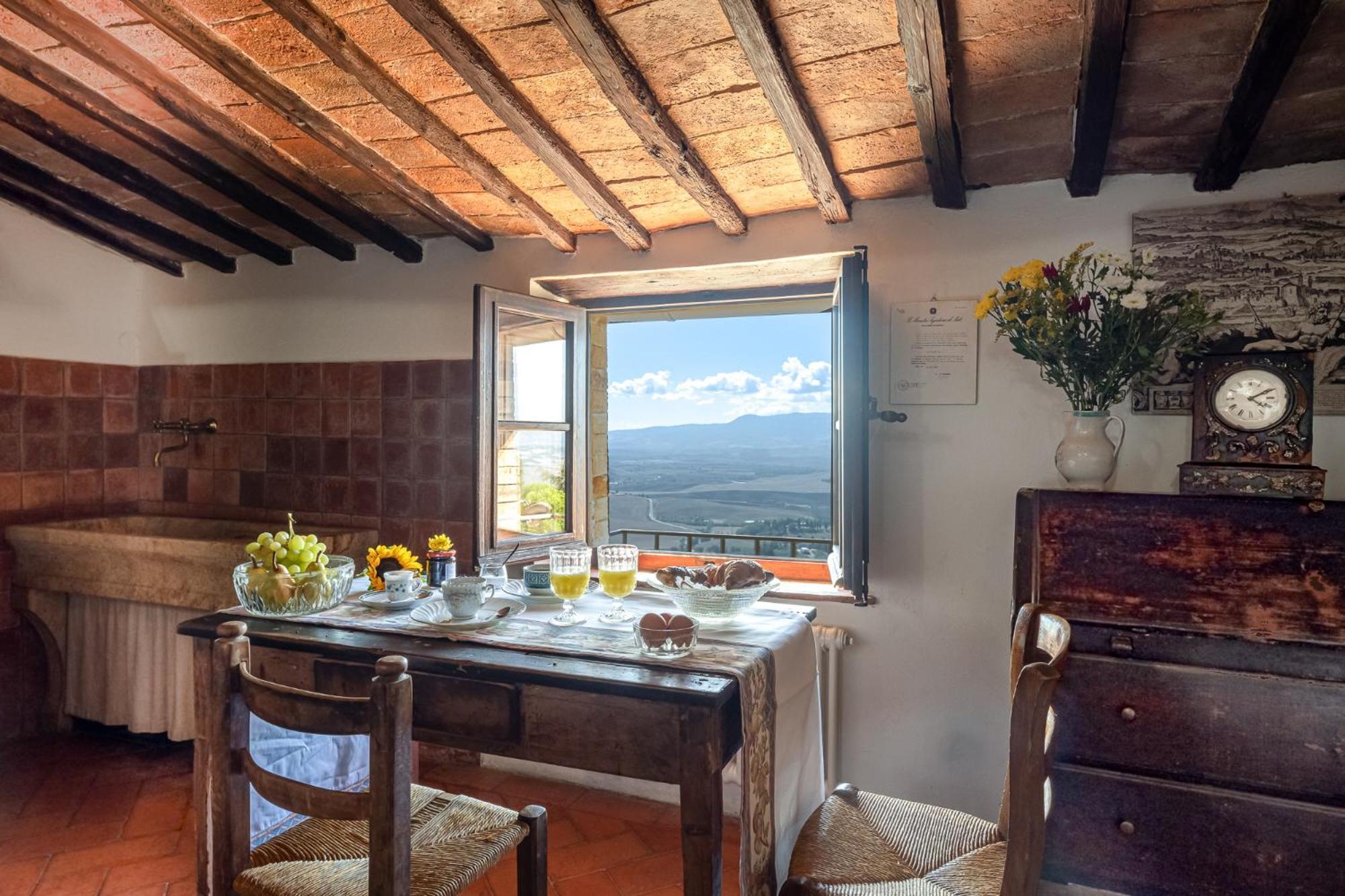 Artistica Pienza - Breathtaking Val D'Orcia View Apartamento Exterior foto